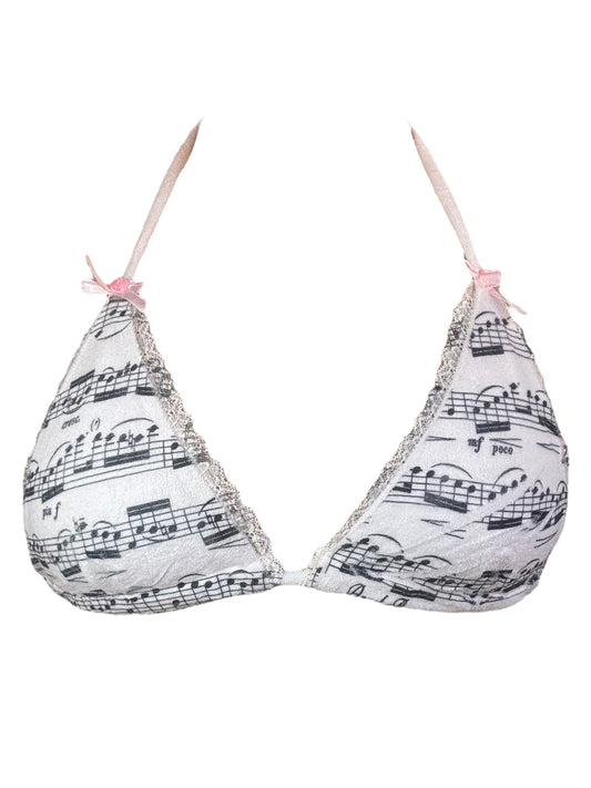 Sheet Music Terry Cloth Bikini - L