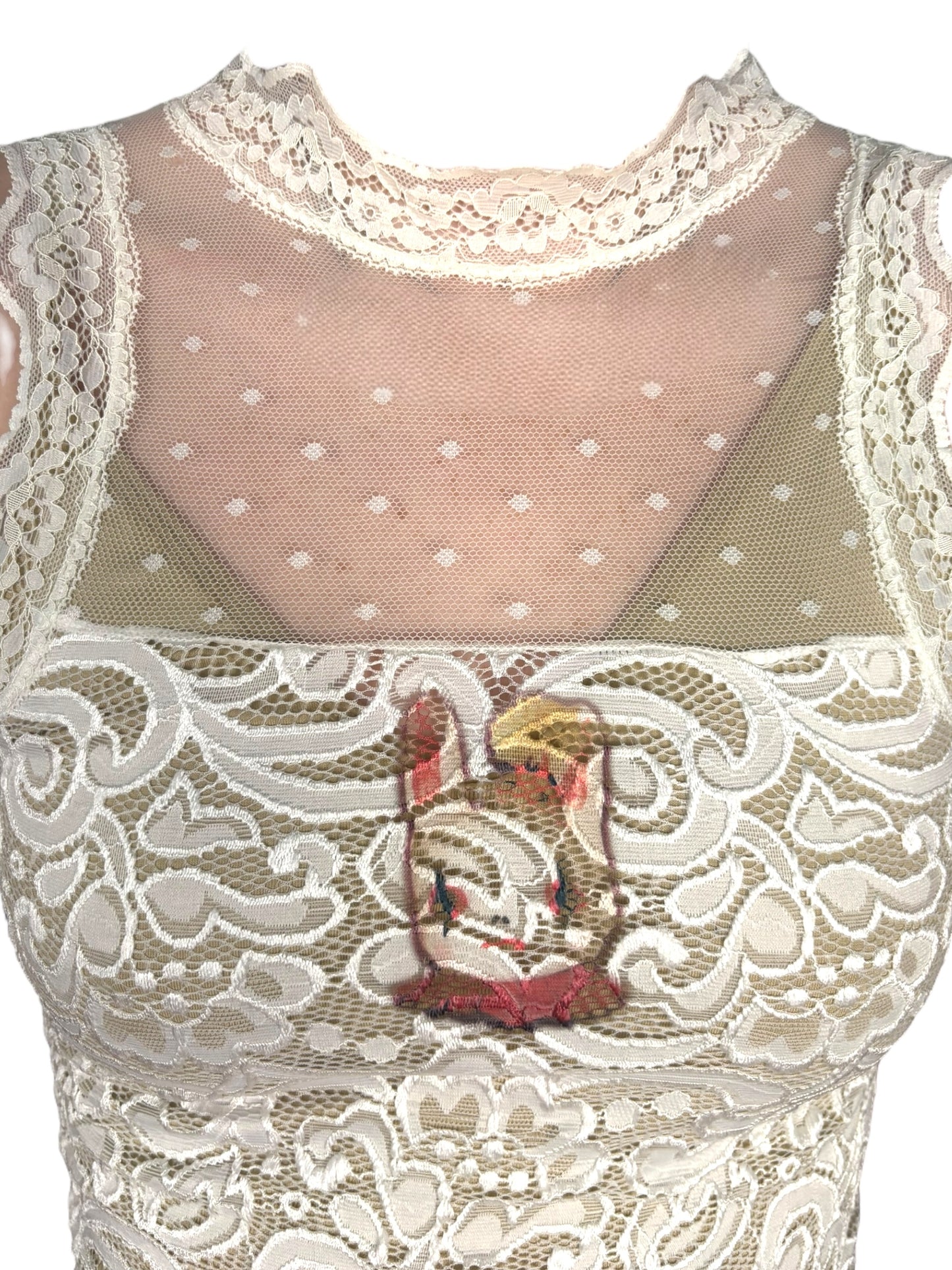 Orlando White Lace Tank - XS/S