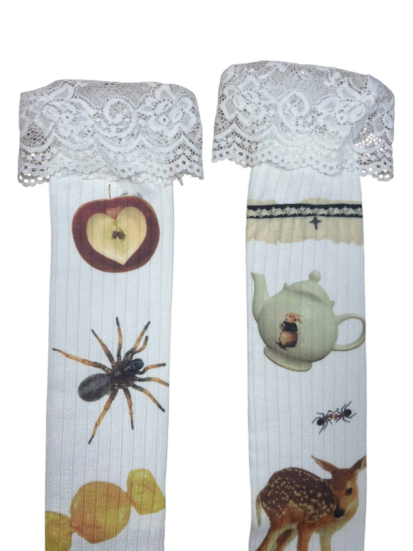 Stay Soft Ribbed Knit Frilly Socks