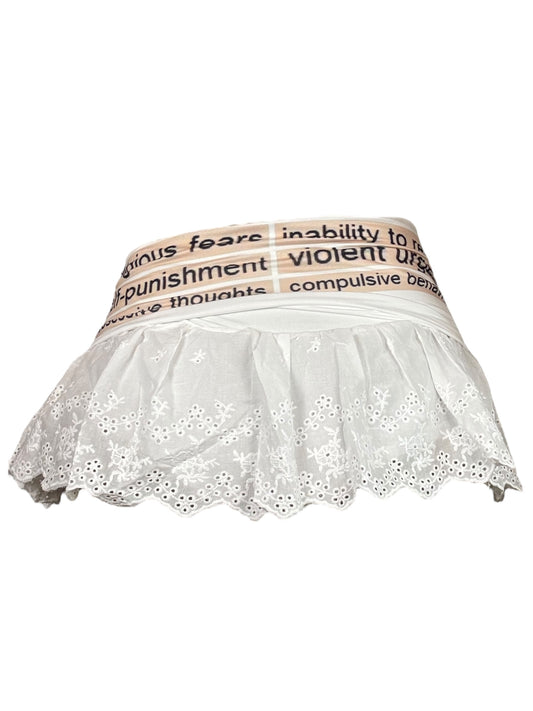 Religious Fears Lace Mini Skirt - XS