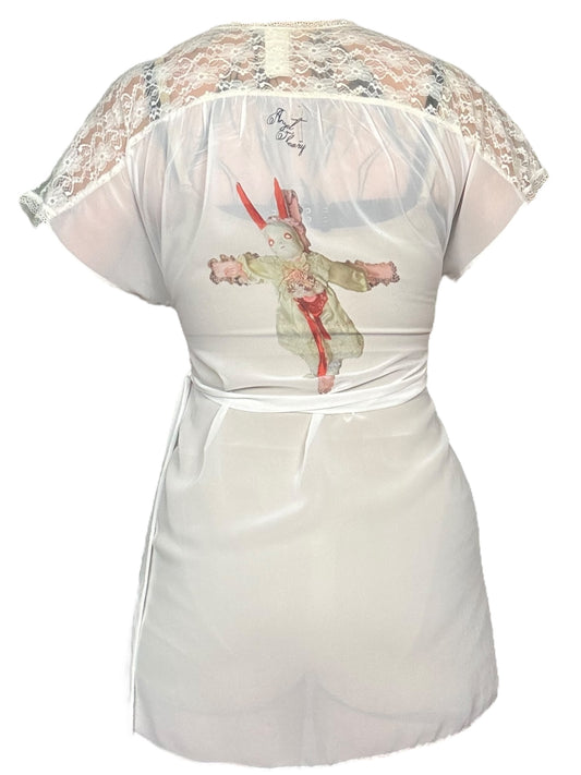 Vivica Lace Robe - M