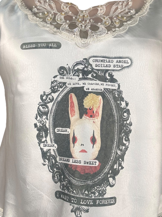 Pookah’s Nightmare White Slip Tank - L/XL