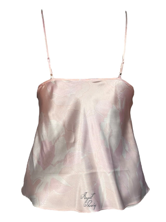 Baptized in Christ Pink Floral Chiffon Tank - S/M