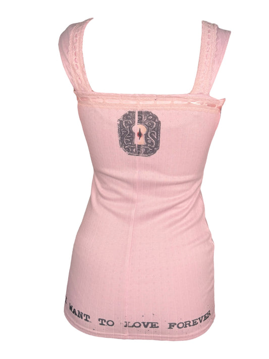 Sorrow's Witness Pink Mini Dress - XXS