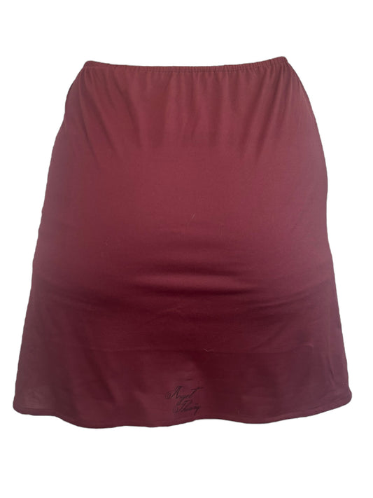Angel? Maroon Slip Skirt - L