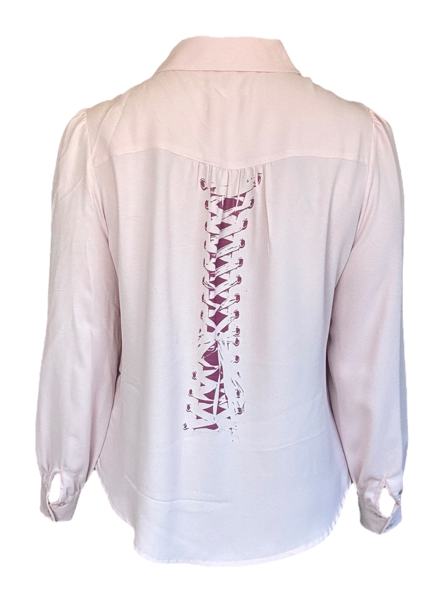 Little Freak Baby Pink Ruffle Blouse - L
