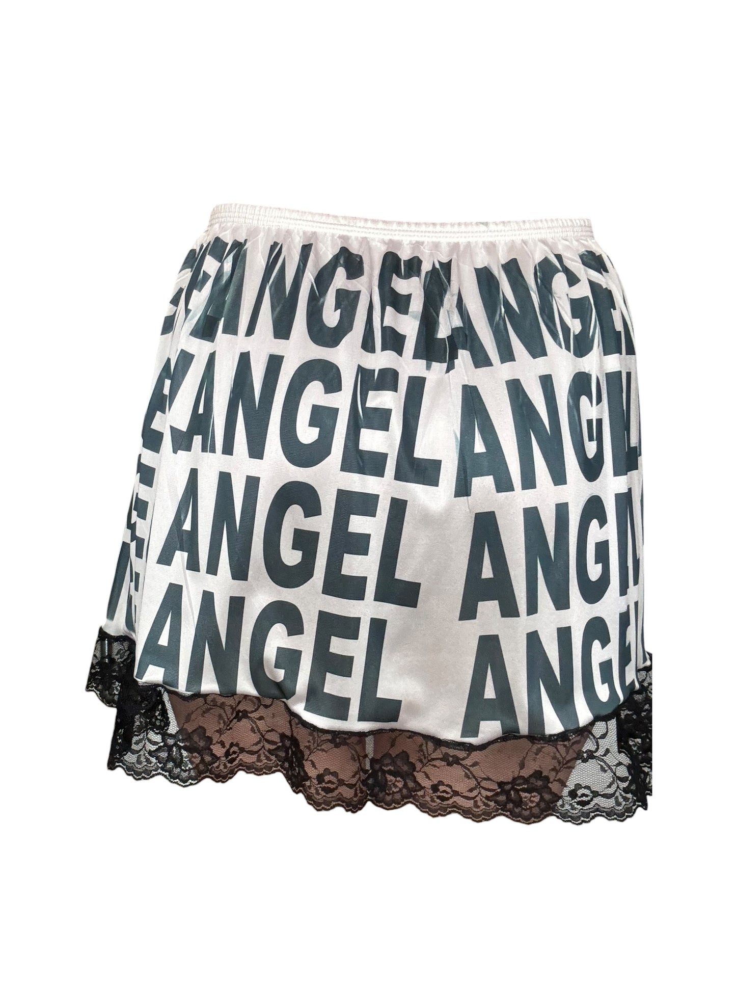 Melon Soda Angel Lace Mini Skirt - 2X