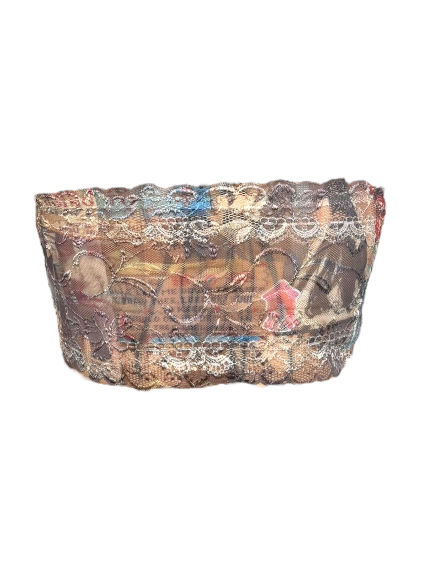 Angel's Dark Collage Tube Top - M/L