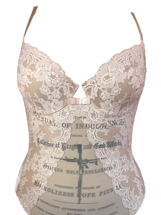 Indulgences Tan Bodysuit - XS