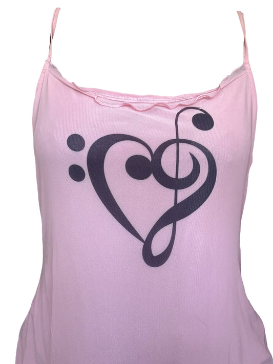 Music=Life Pink Mini Dress - 1X/2X