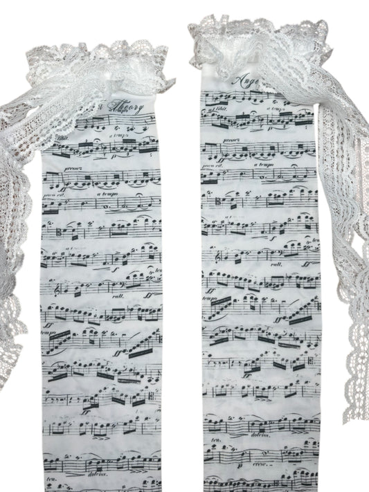 Sheet Music Frilly Socks