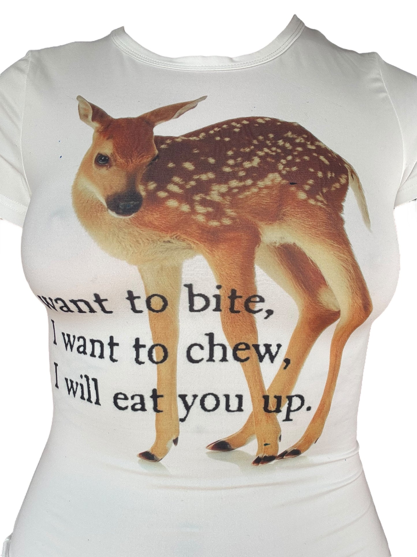 Eat You Up, Deer White Tee