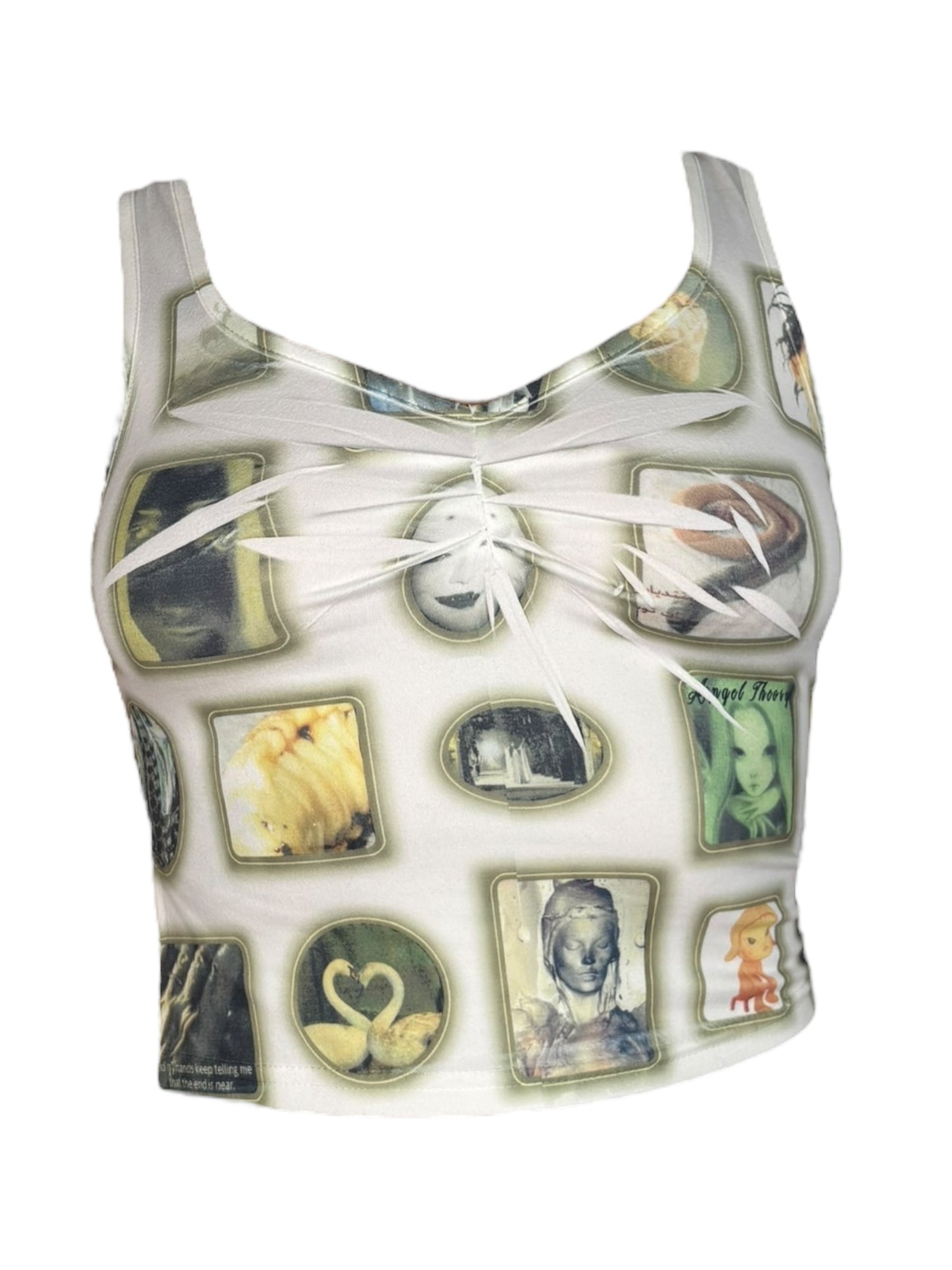 Void Family Cropped Tank - S/M