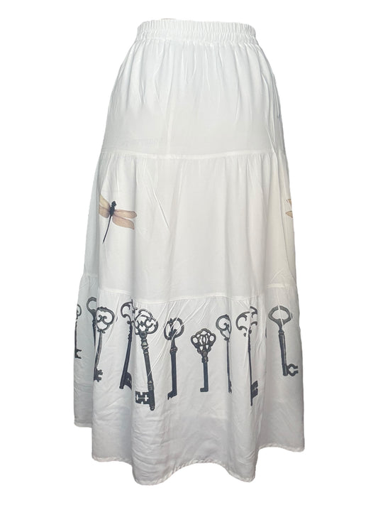 Flightless Bird Tiered Skirt - L