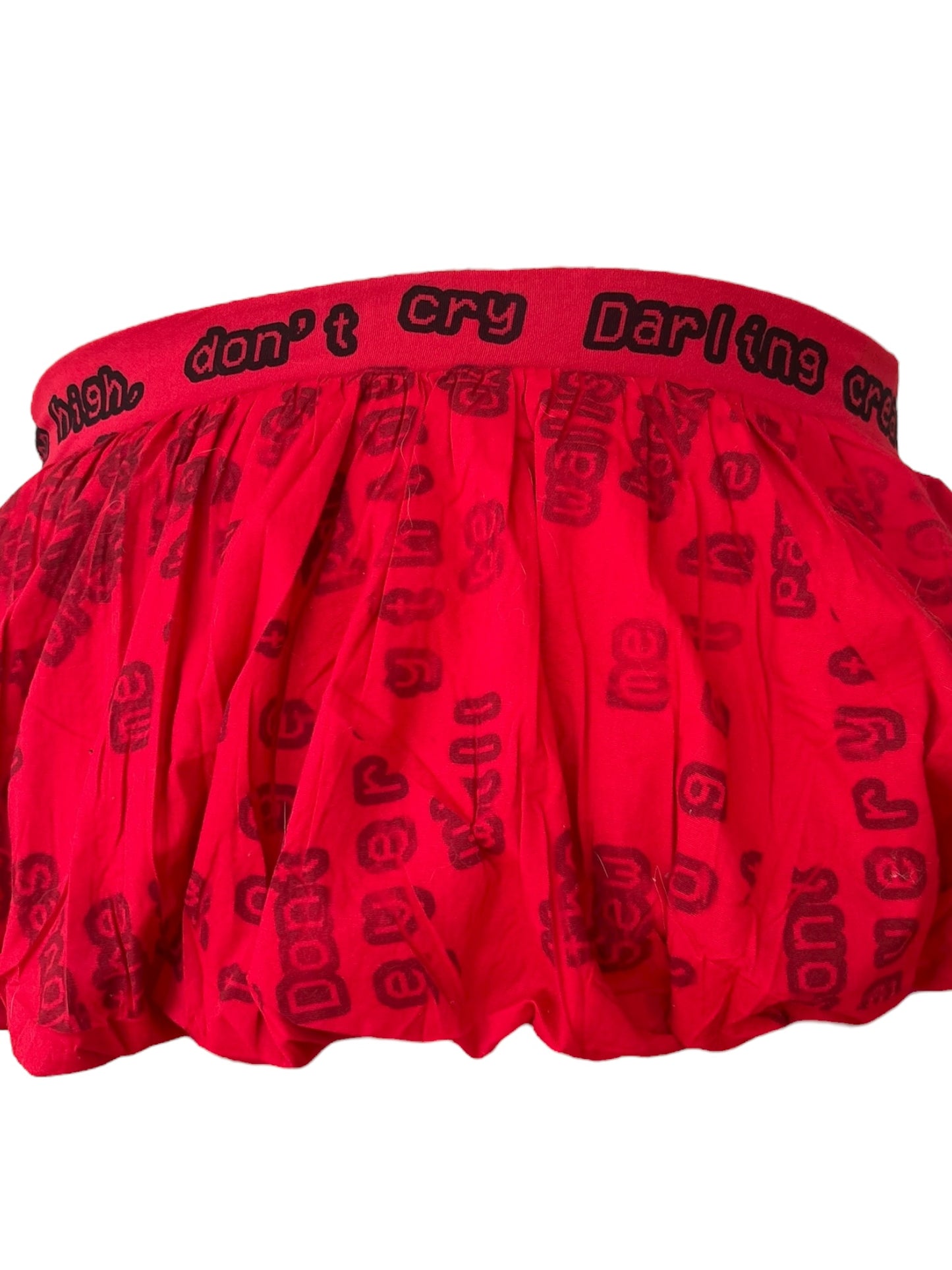 Darling Creature Red Bubble Skirt - S/M