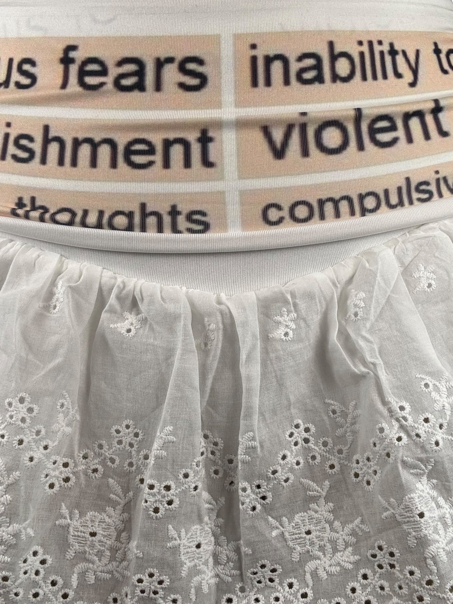 Religious Fears Lace Mini Skirt - XS