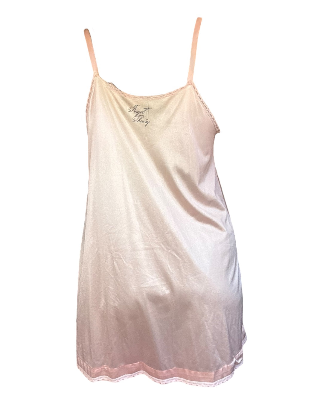 My Soul To Keep Sacred Heart Peach Slip Dress - 1X/2X