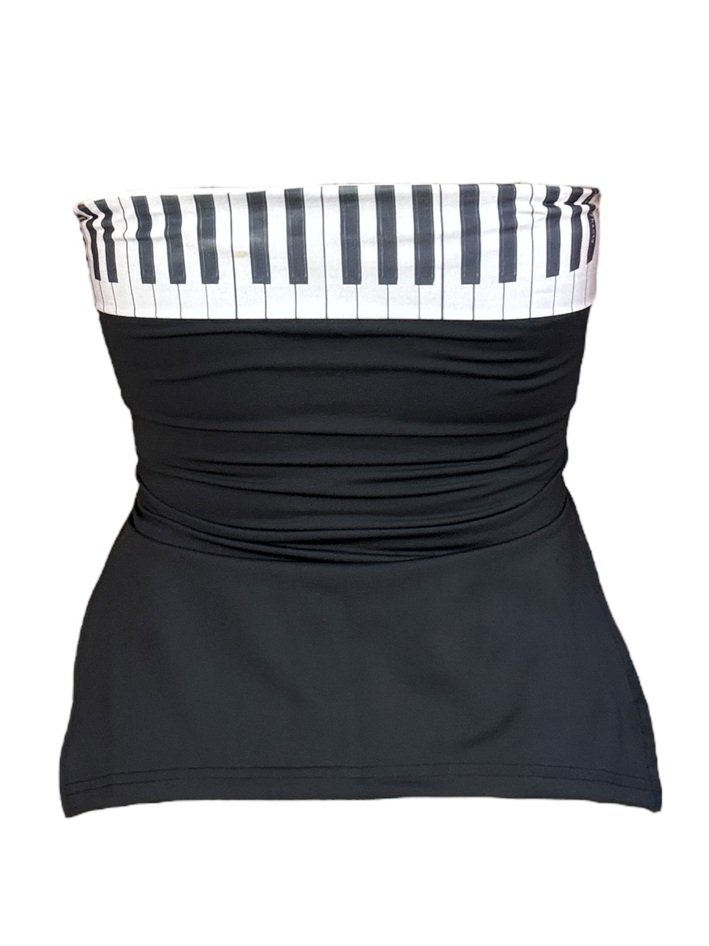 Piano + Button Tube Top