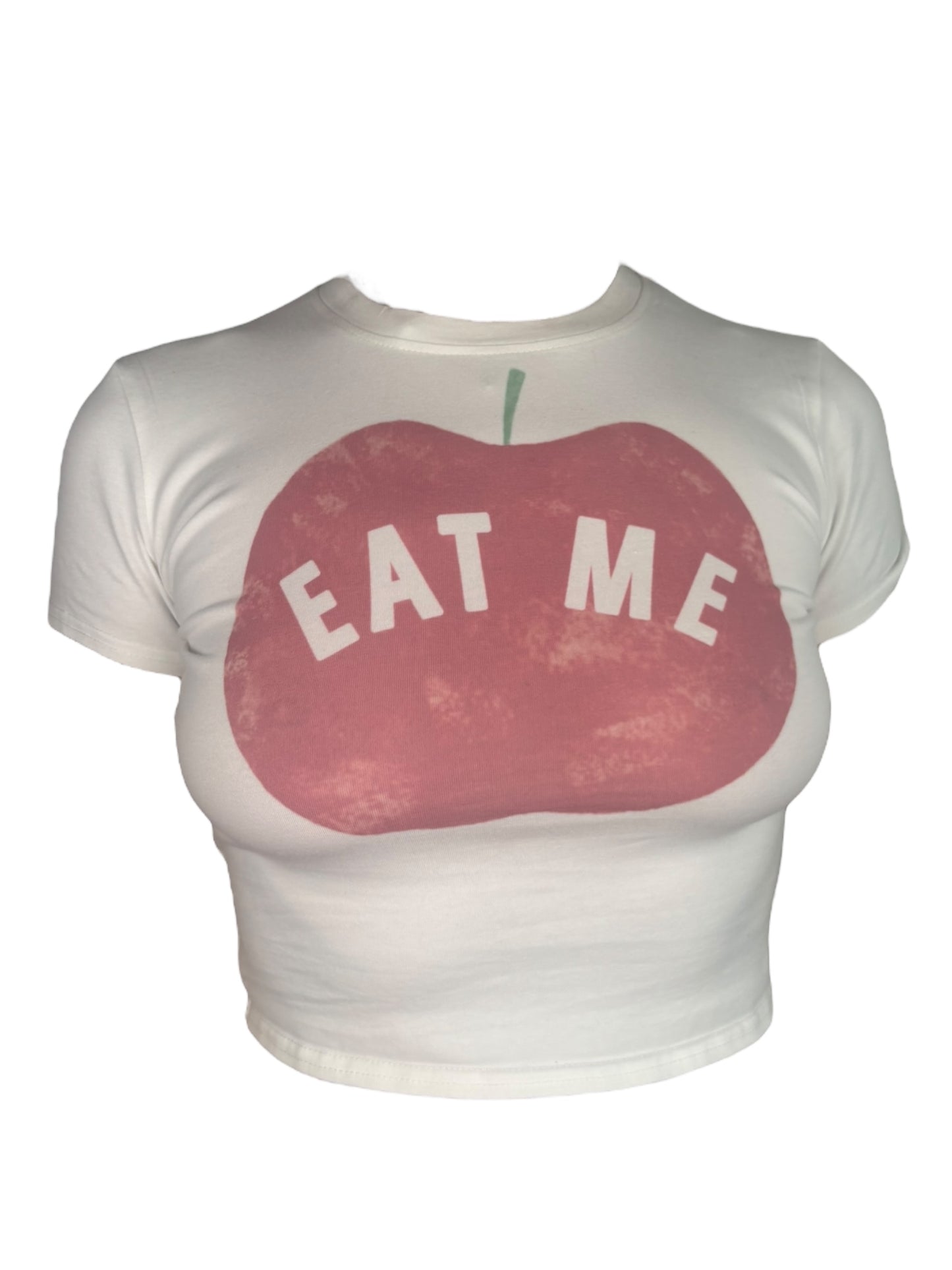 Eat Me Apple Cropped Tee - M