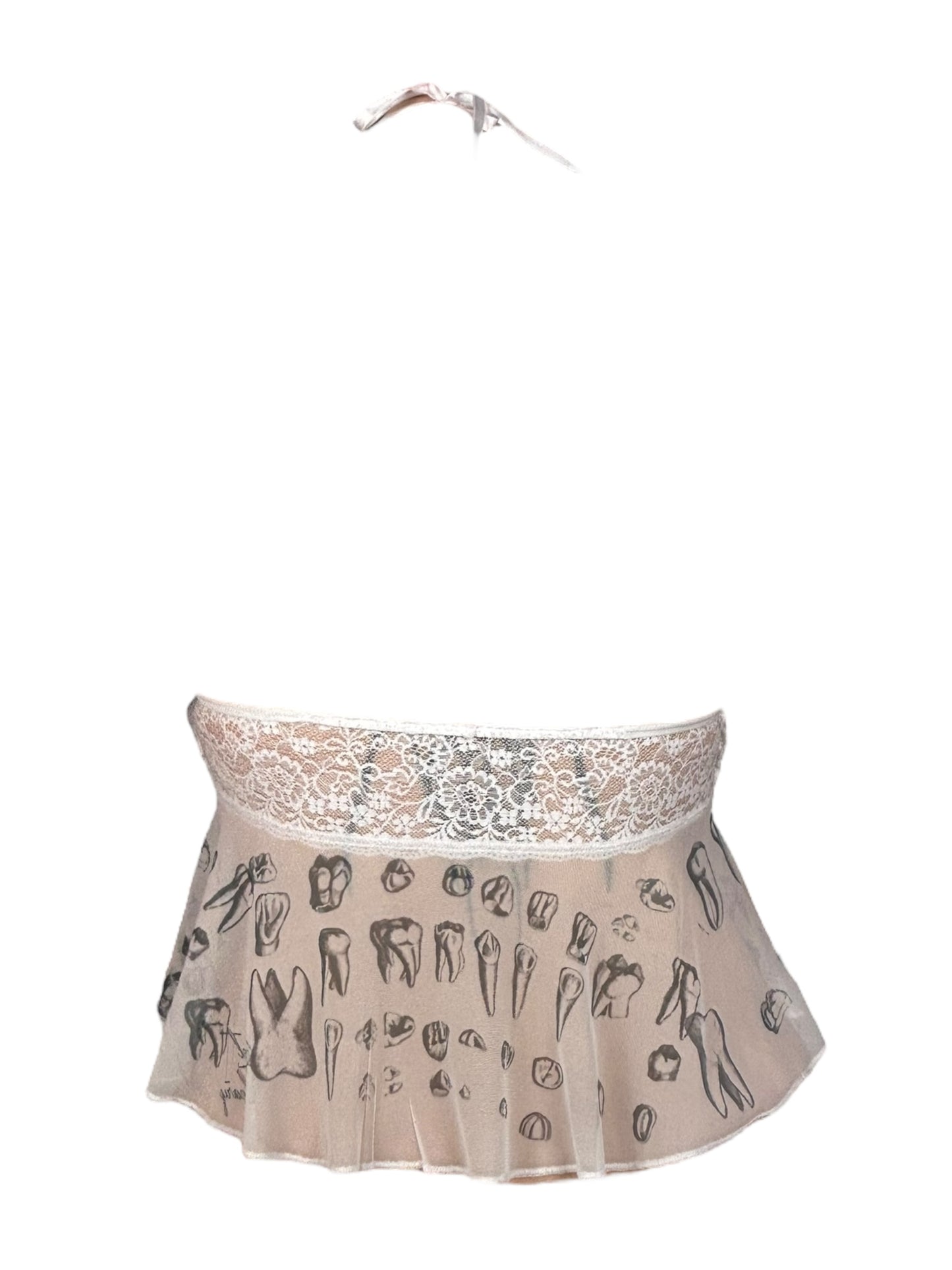 Teething Tie Flutter Top - S/M