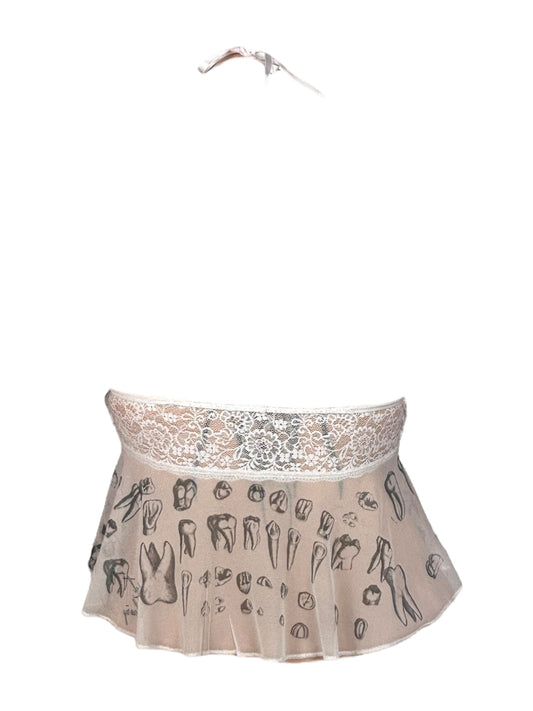 Teething Tie Flutter Top - S/M