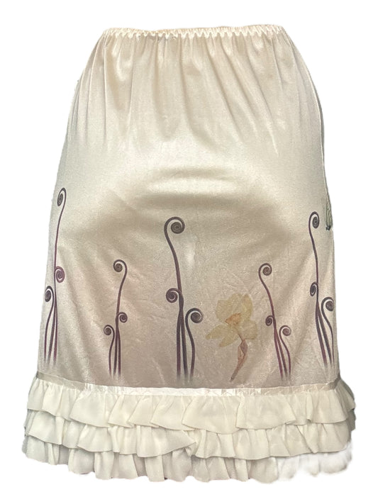 Anhedonia's Garden Ruffle Slip Skirt - L/XL