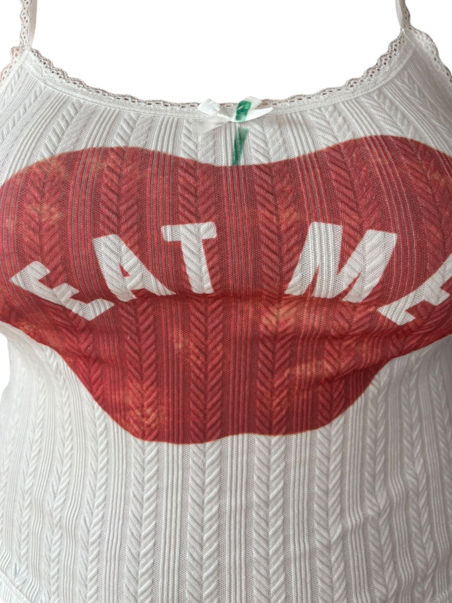Eat the Apple Lace Tank - XL