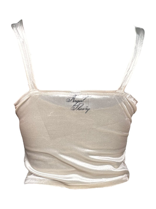 Fallen Angel Ivory Velvet Tank - M/L