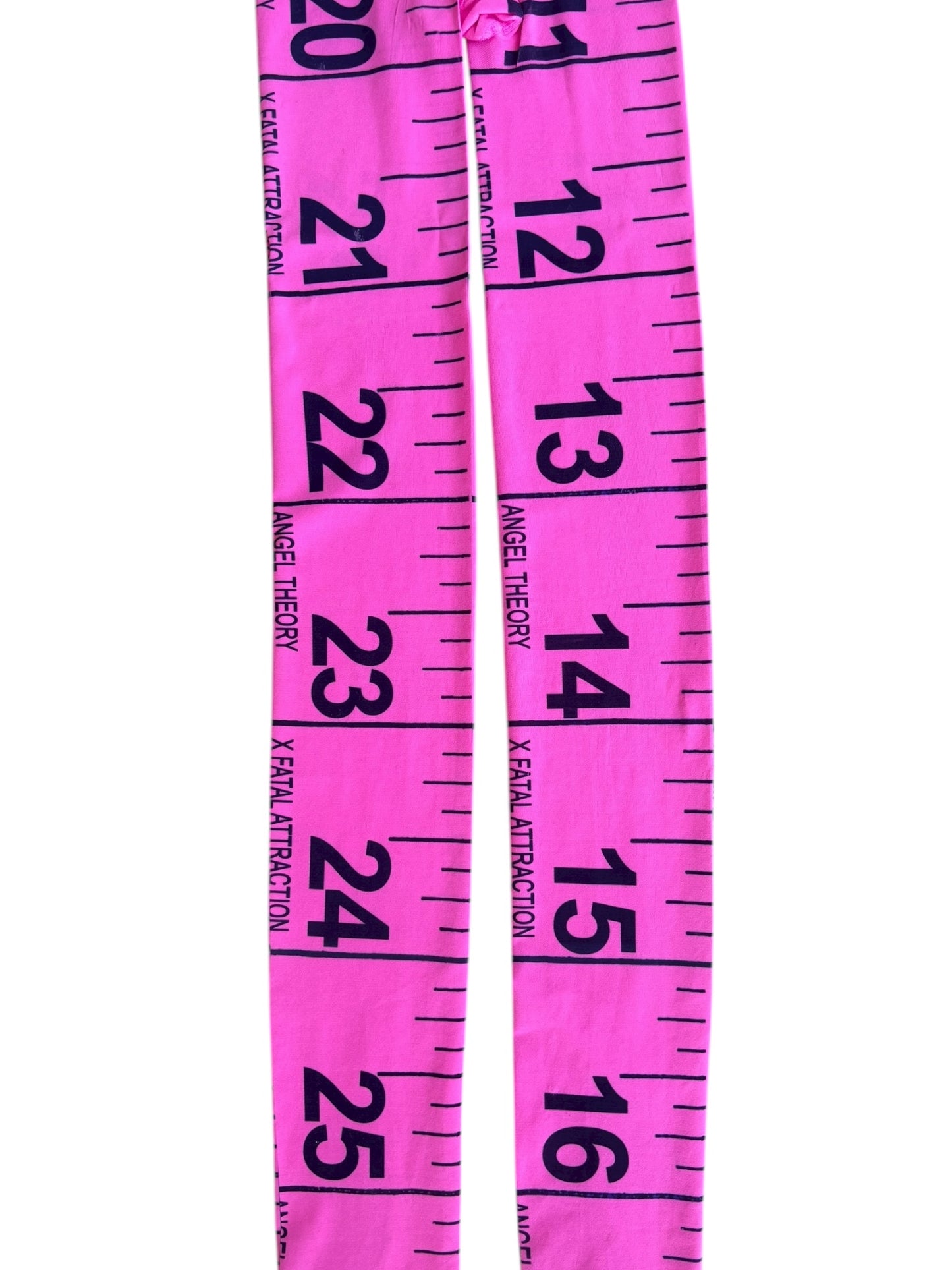 Measuring Tape Pink Tights