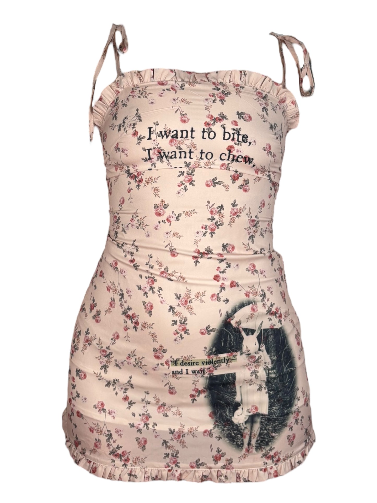 Violent Desires Pink Floral Dress - S