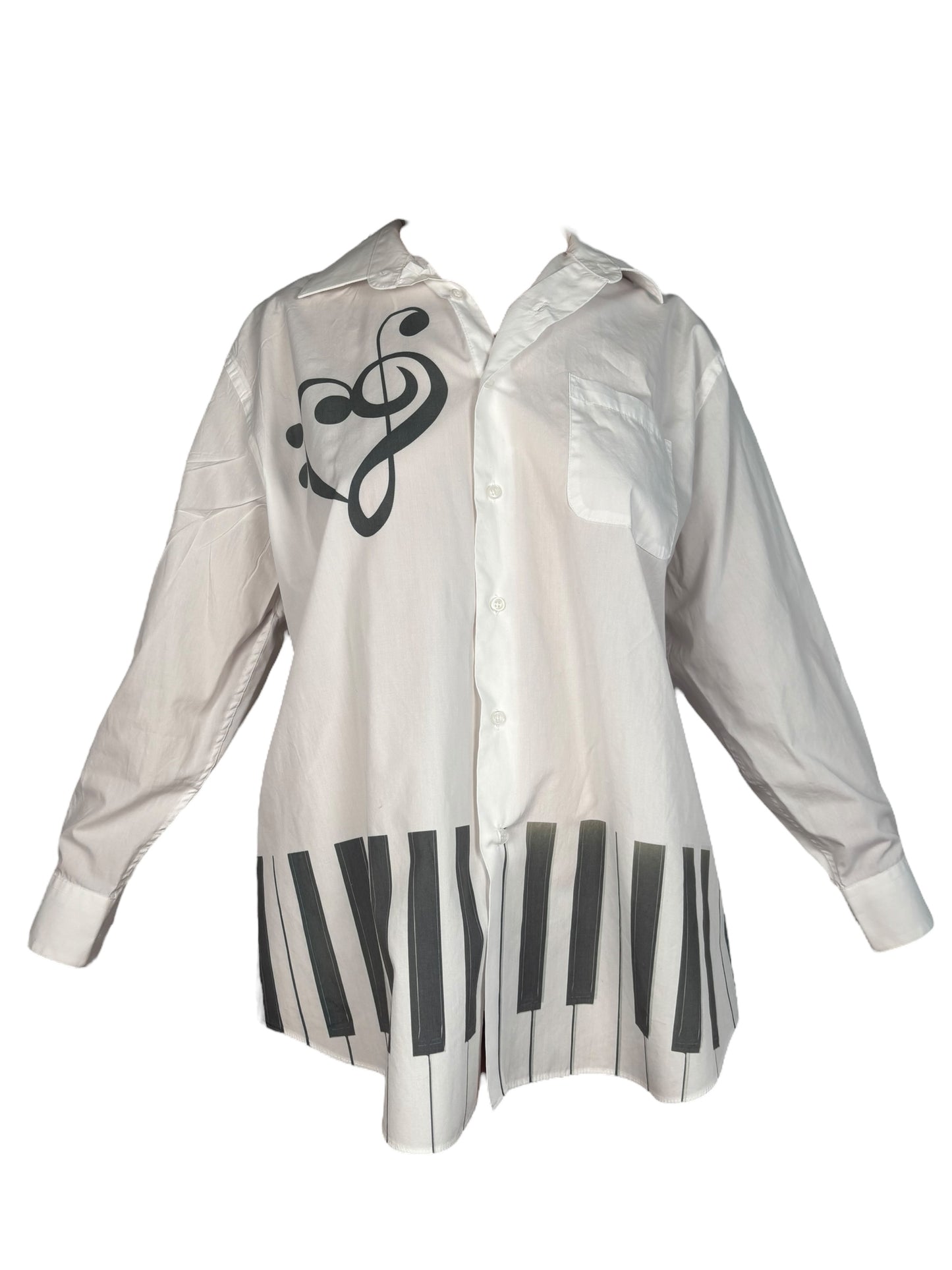 Music=Life Button Up - 2X/3X