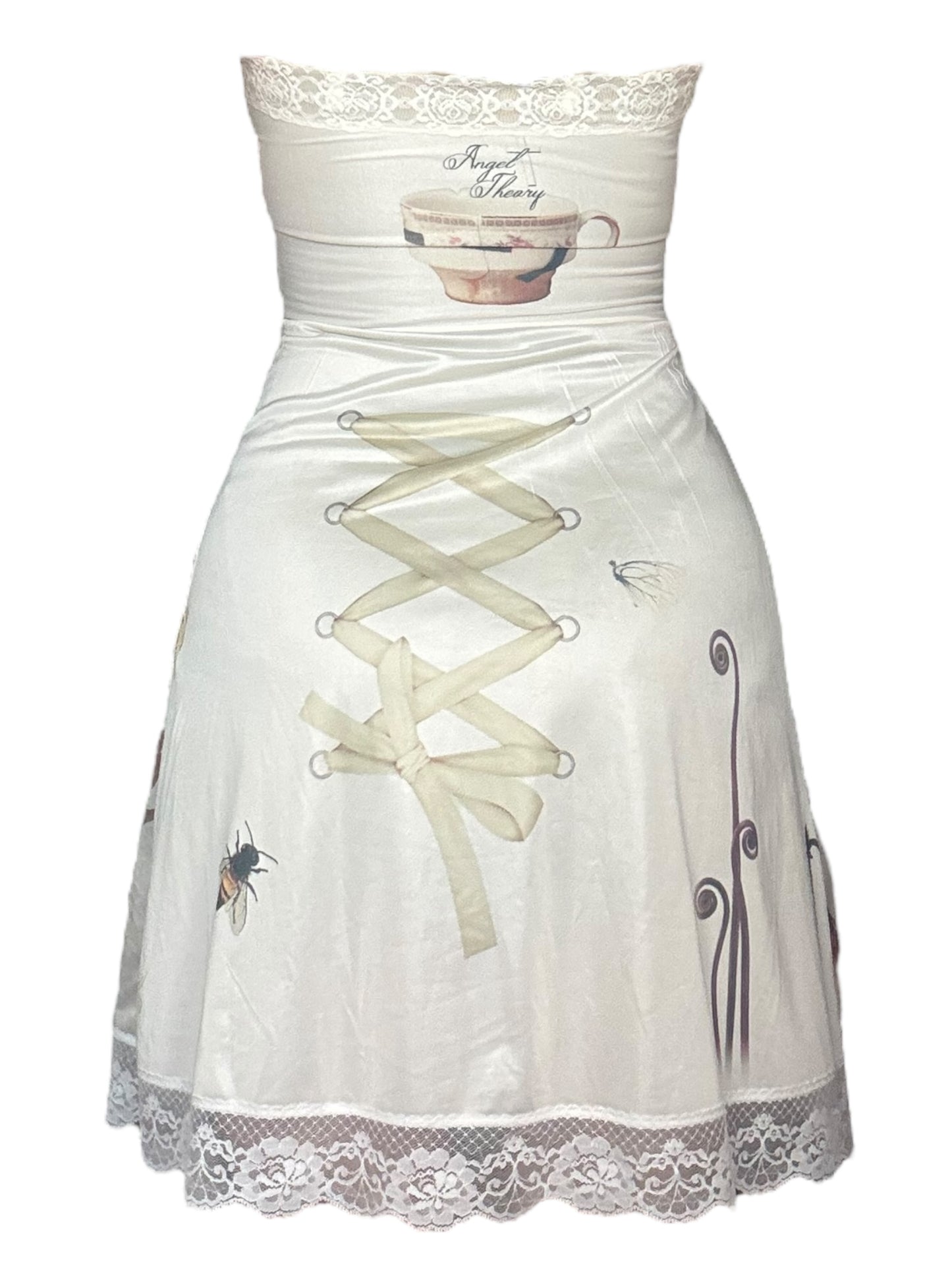 Anhedonia's Garden Strapless Slip Dress - S