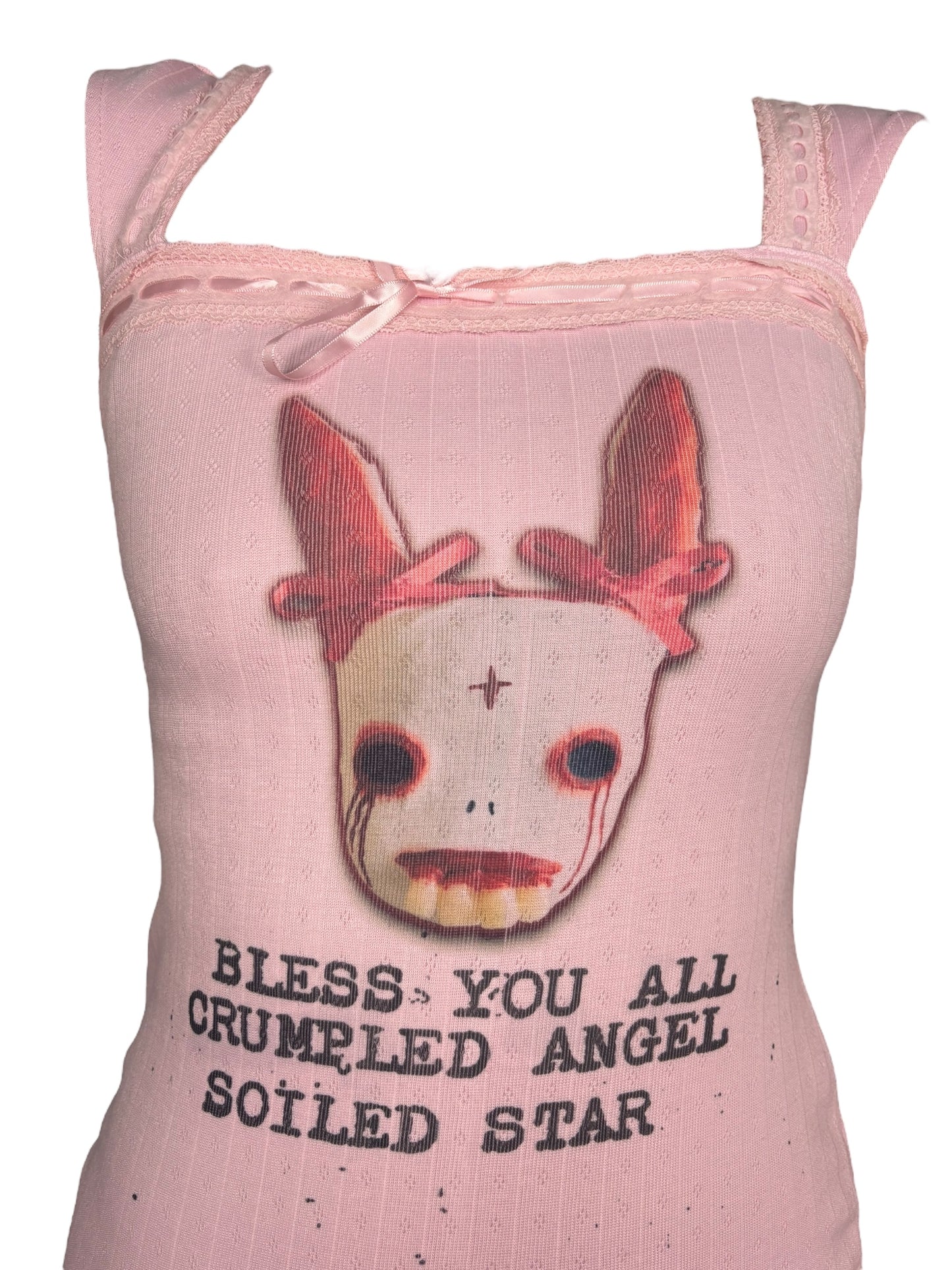 Sorrow's Witness Pink Mini Dress - XXS