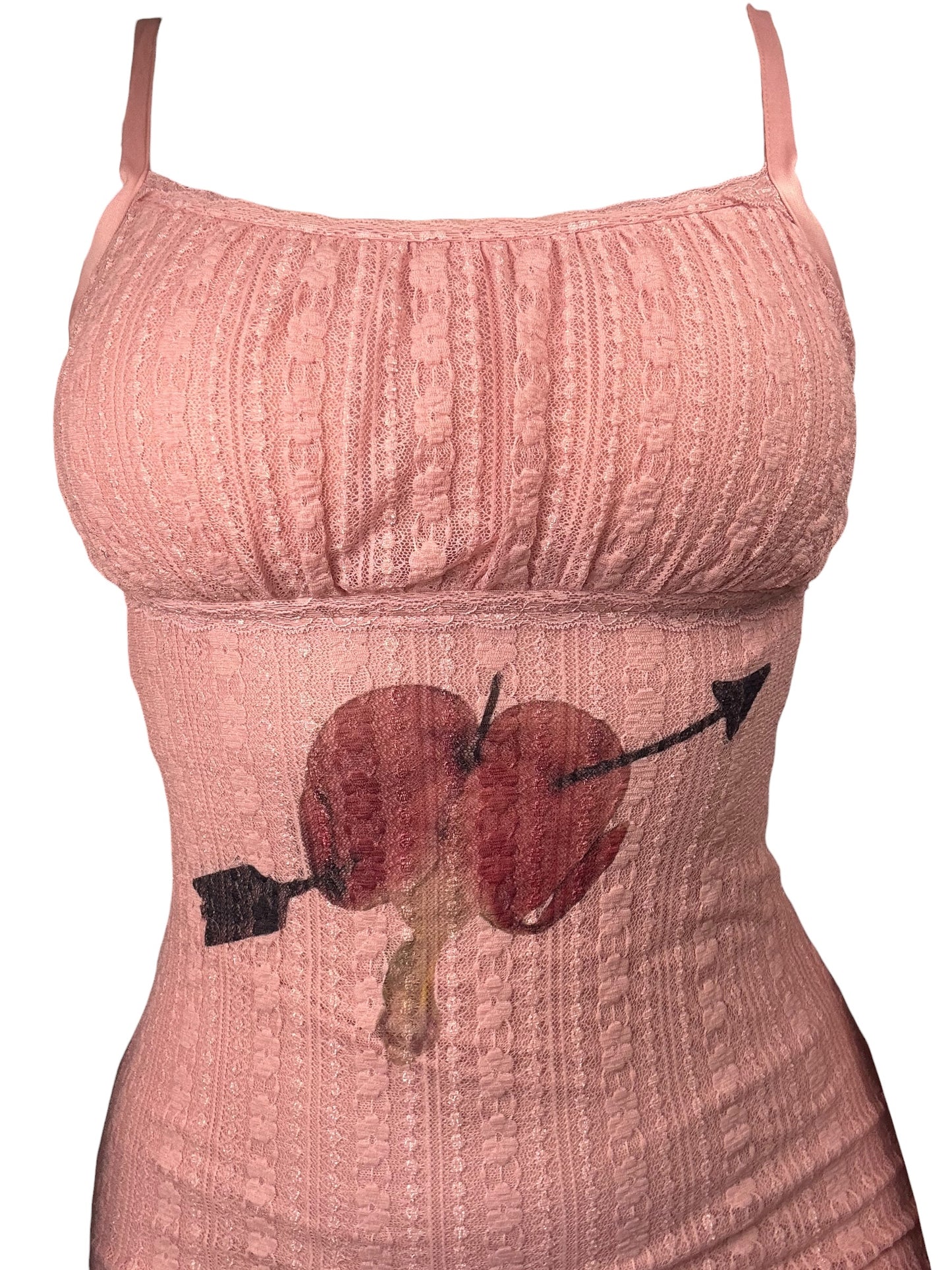 Heartbreak Pink Lace Dress - M