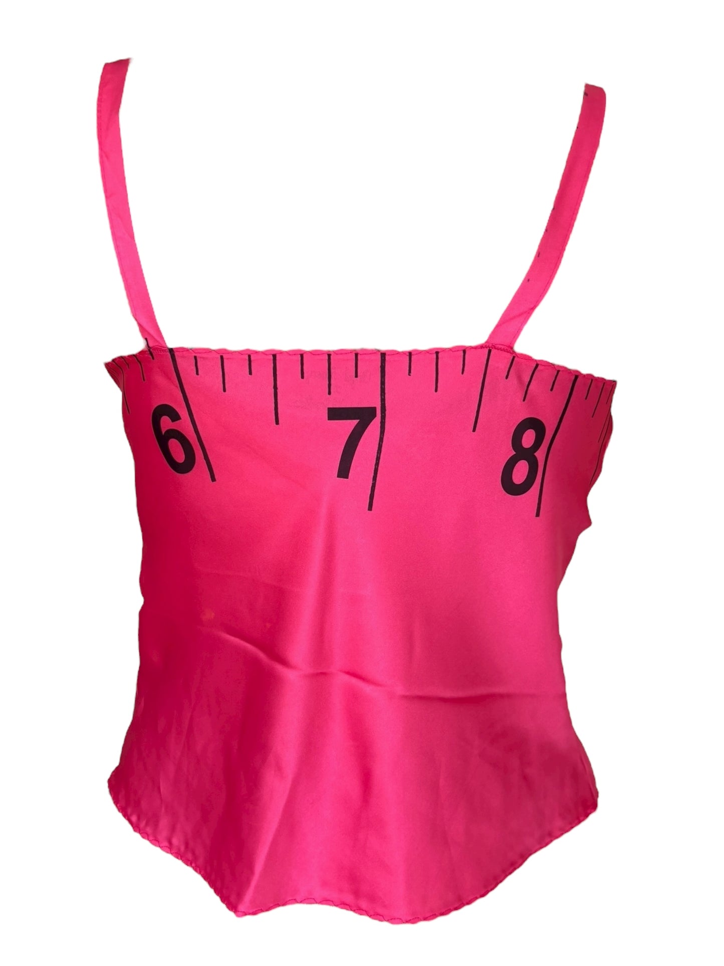 Darling Measuring Tape Pink Tank - L