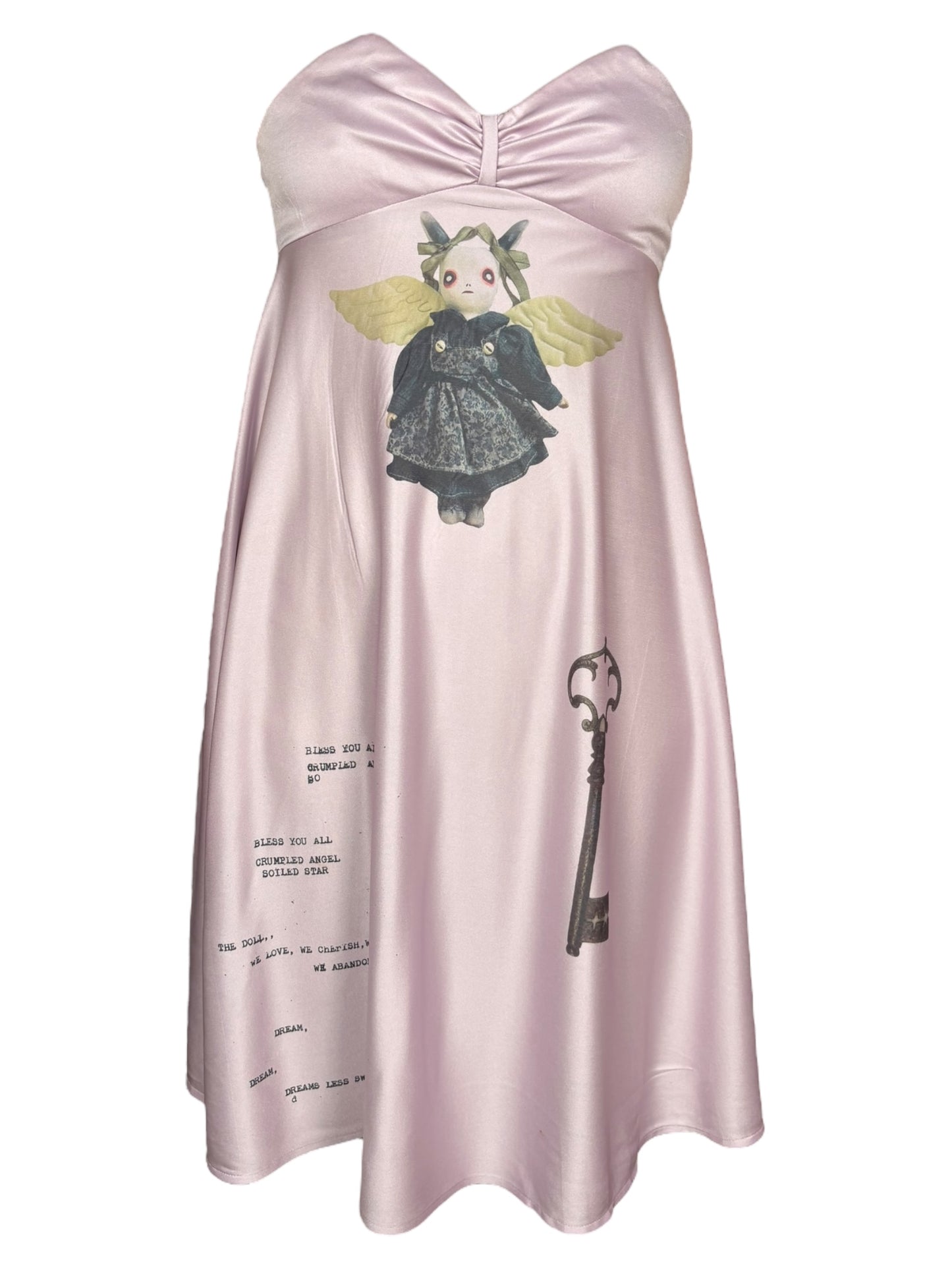 Fallen Angel Lavender Strapless Dress - XXXS
