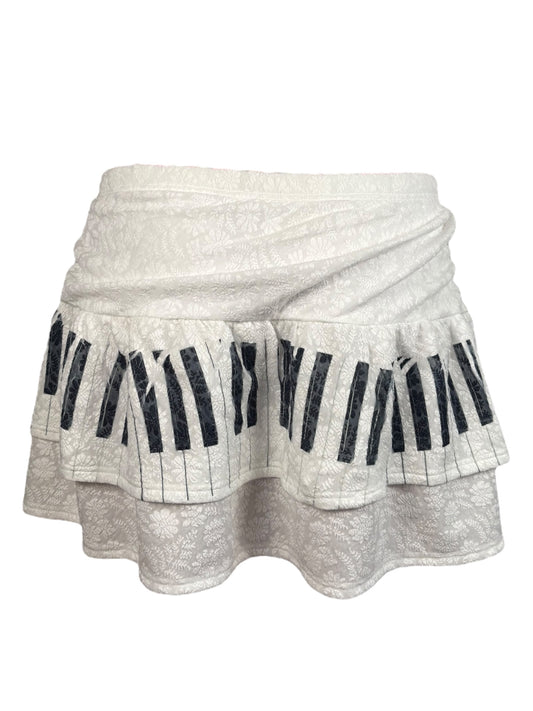 Piano Lace Mini Skirt (Sample) - 3X
