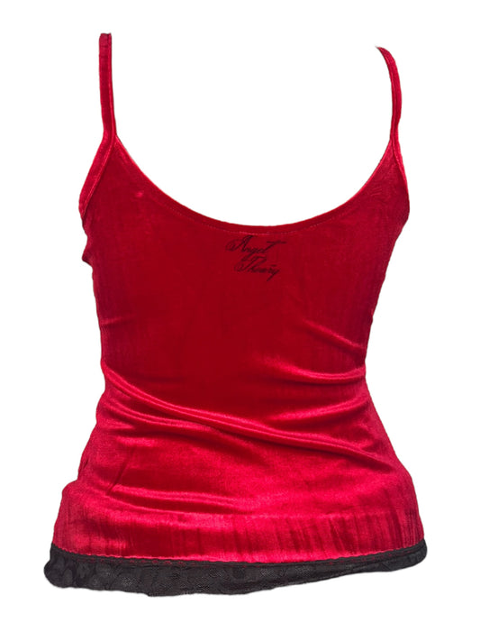 Angel? Red Velvet Tank - L