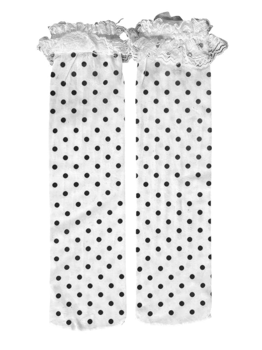 Polka Dot Frilly Stockings