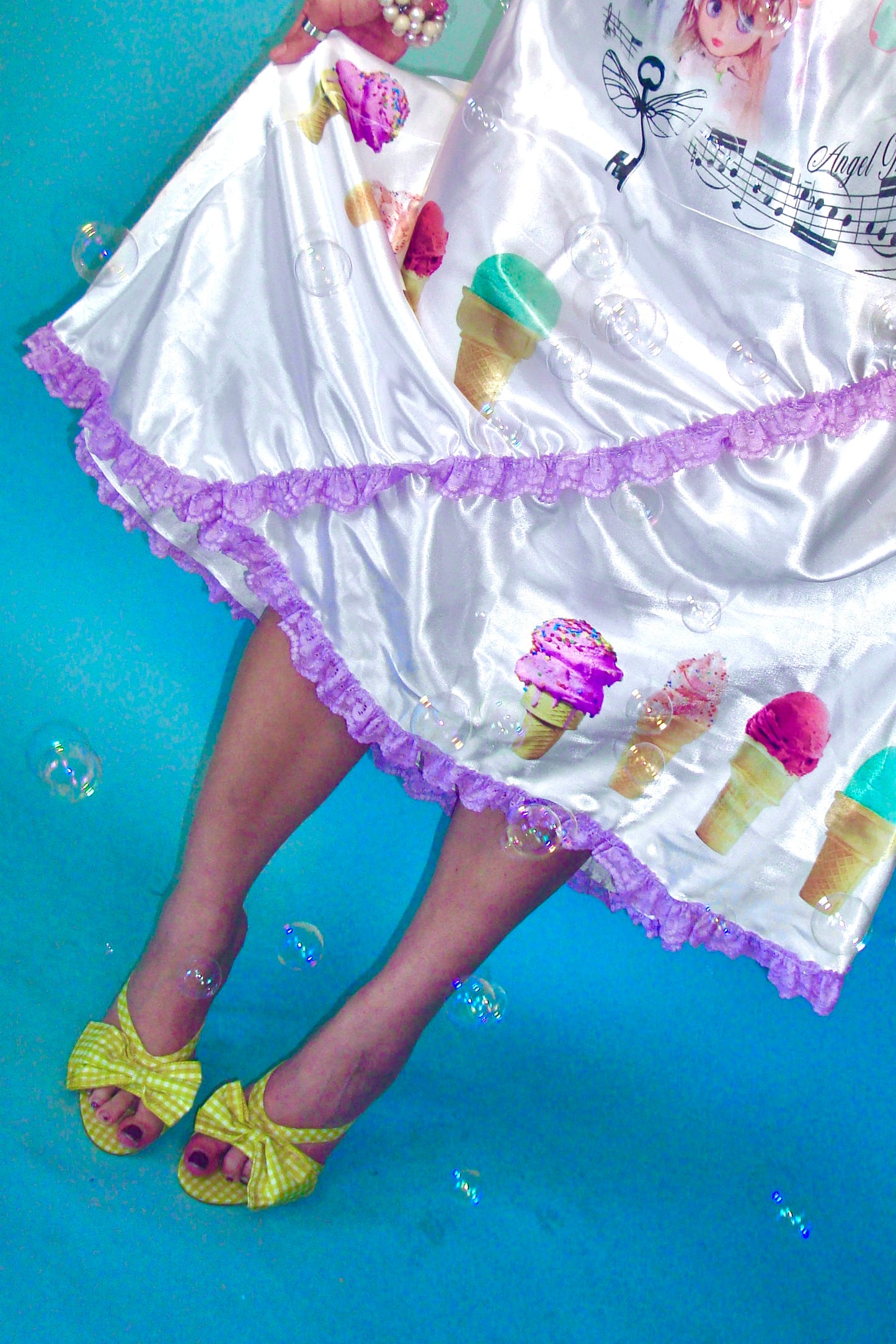 Sprinkle Girl Lavender Lace Dress - 1X/2X