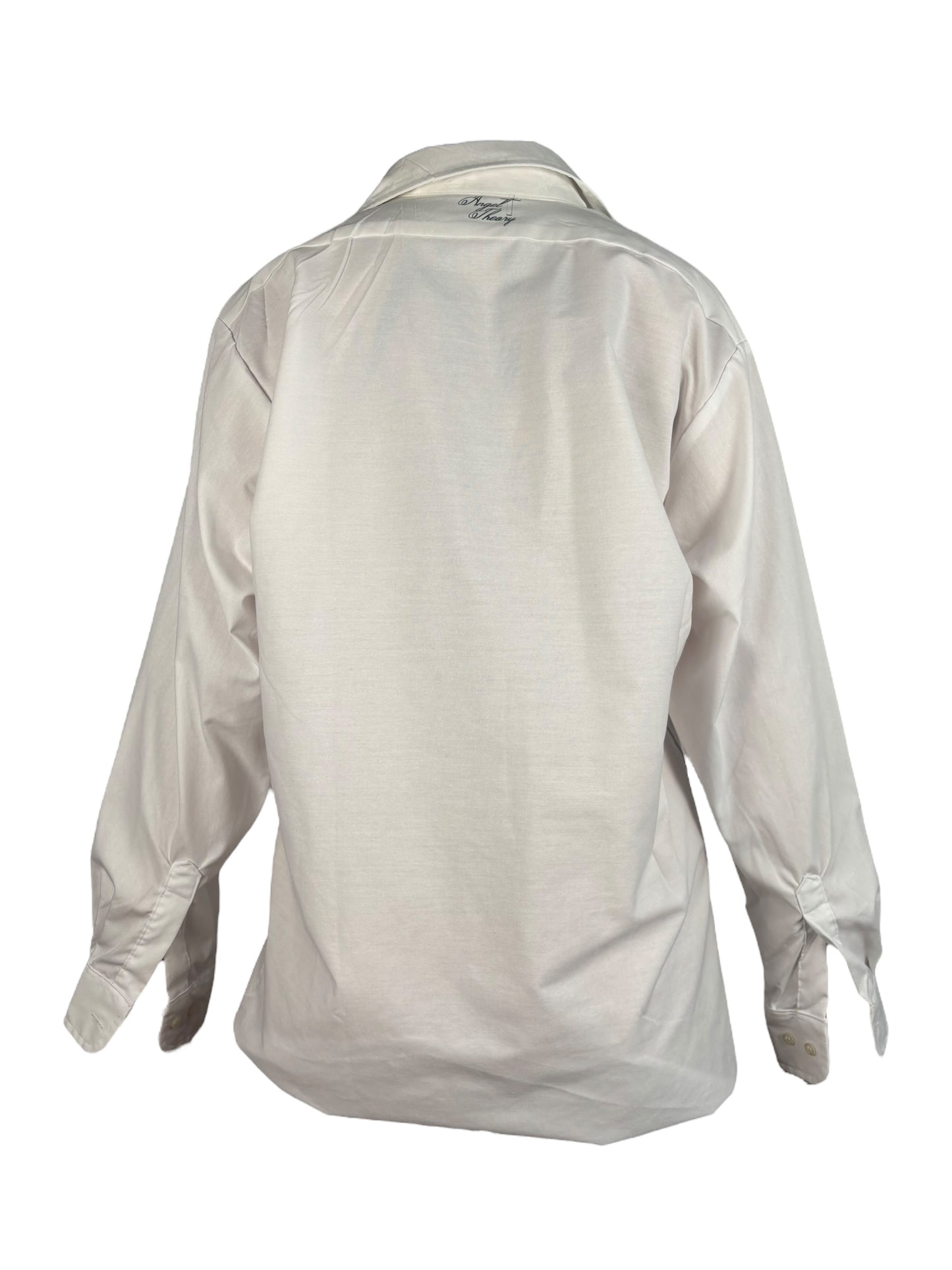 Cathedral Machine White Button Up - 2X/3X