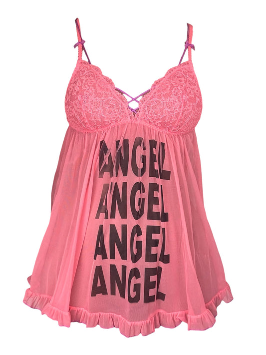 Neon Angel Babydoll Mini Dress - L/XL