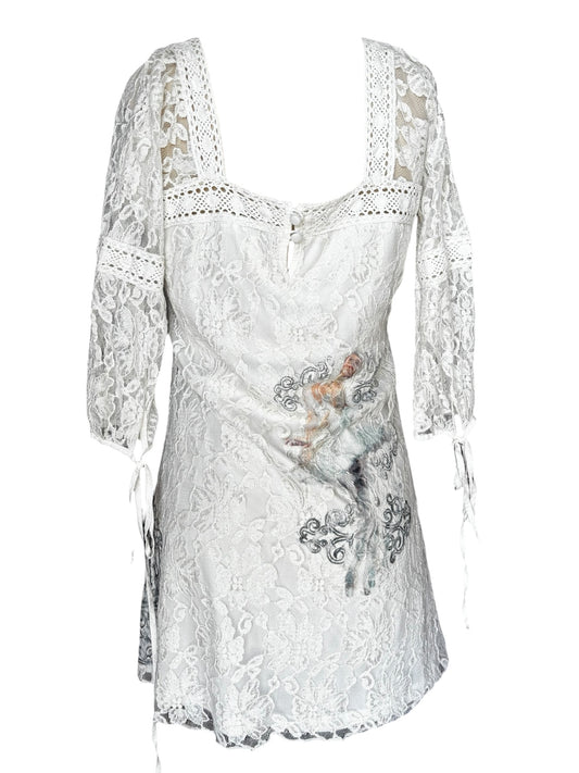 Ballet Sky Lace Dress - L