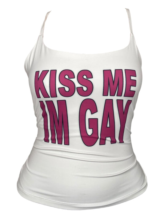 Kiss Me I'm Gay Tank - 1X/2X