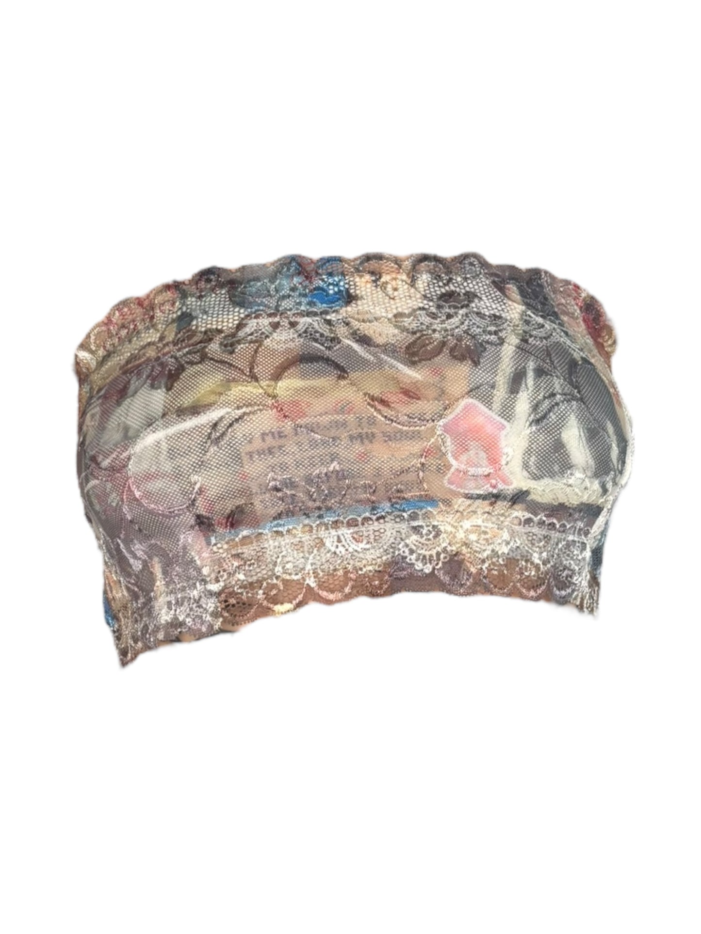 Angel's Dark Collage Tube Top - M/L