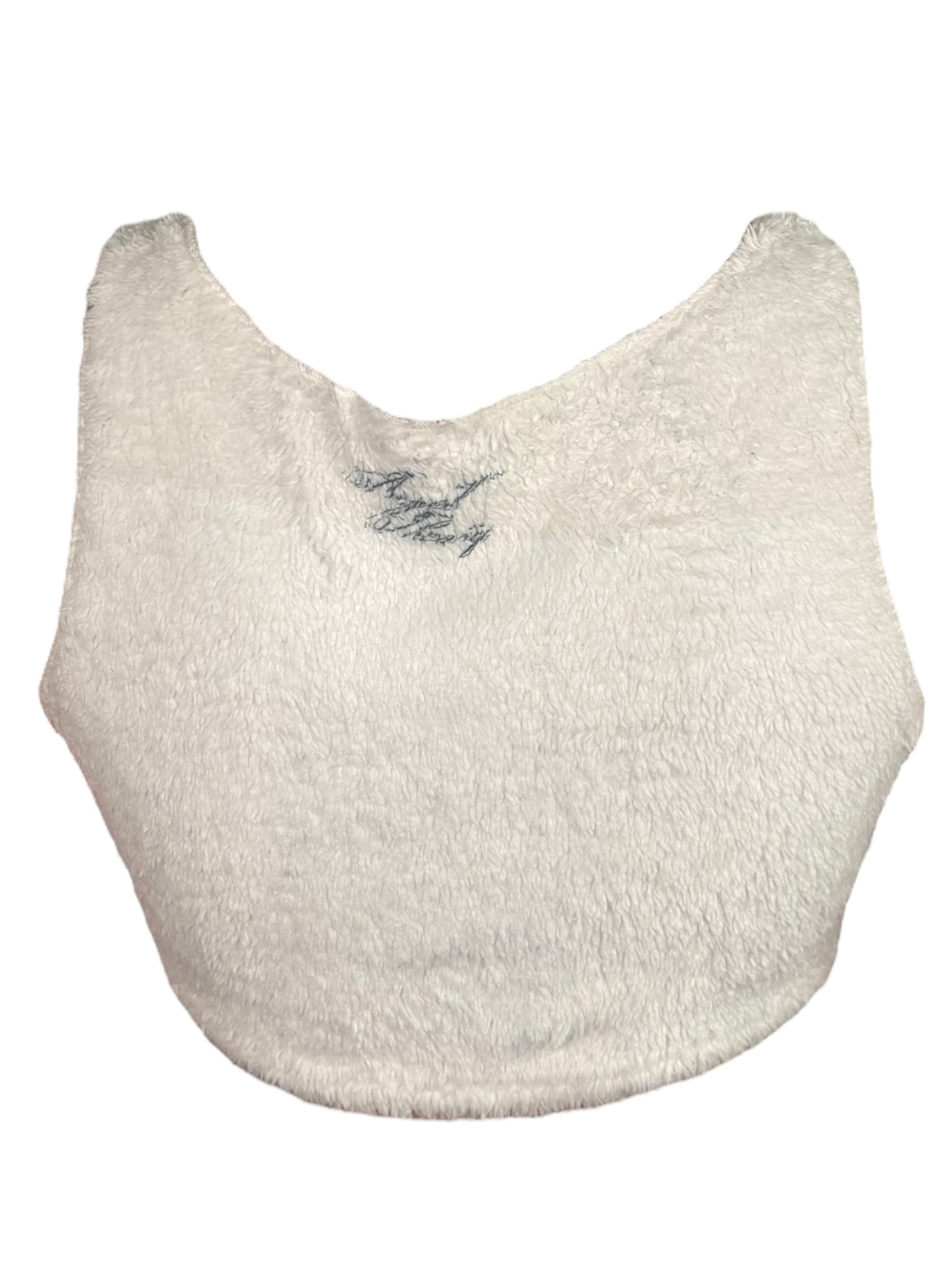 Meow Fuzzy Cropped Tank (Sample) - L/XL