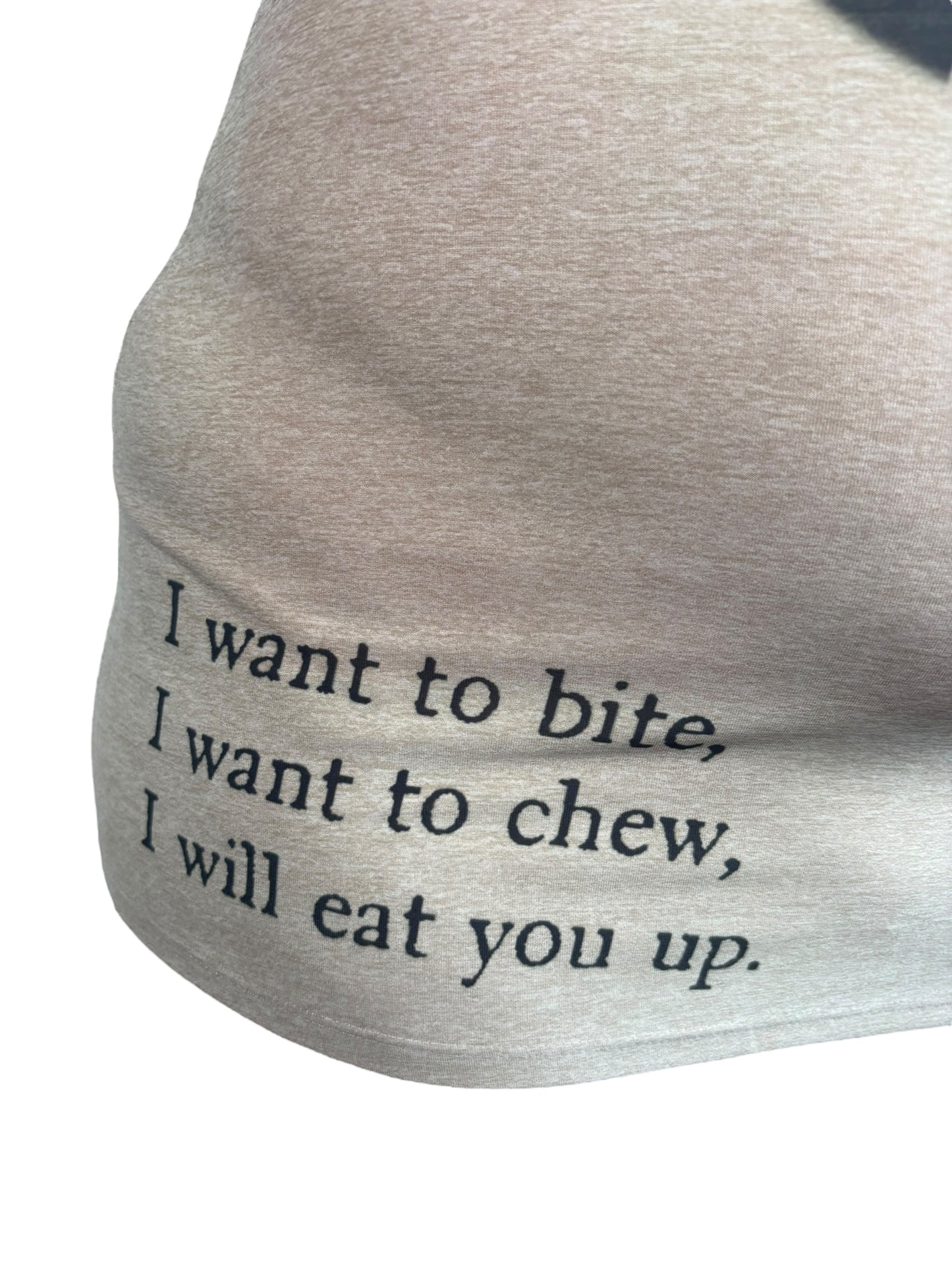 I Love You, Bunny Lacy Babydoll Blouse - L