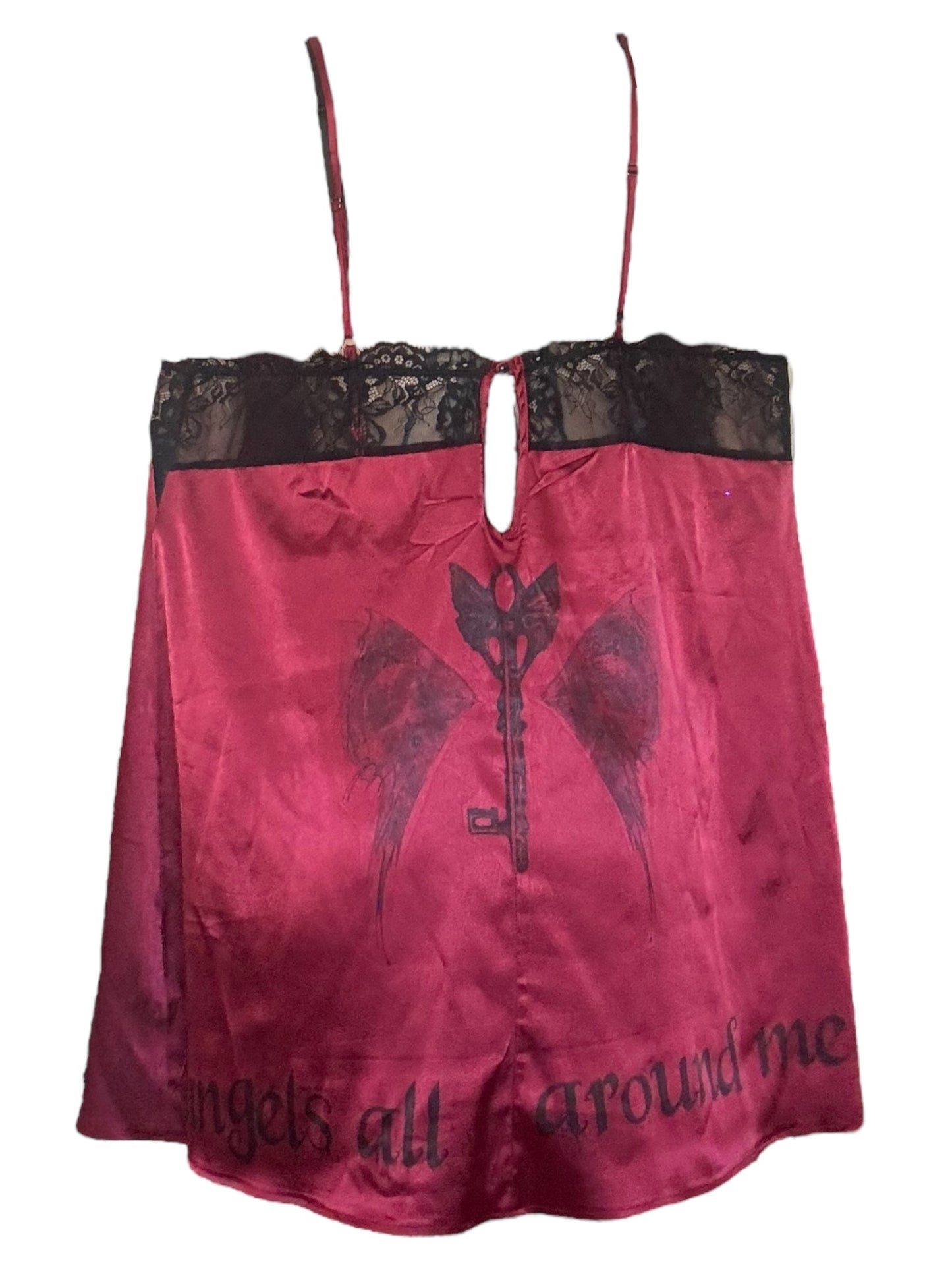 Dark Fairy Red Slip Dress - 3X