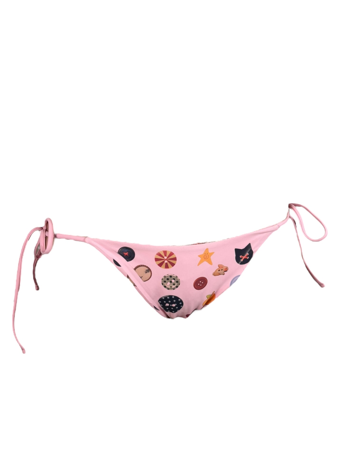 Button Pink Bikini - M