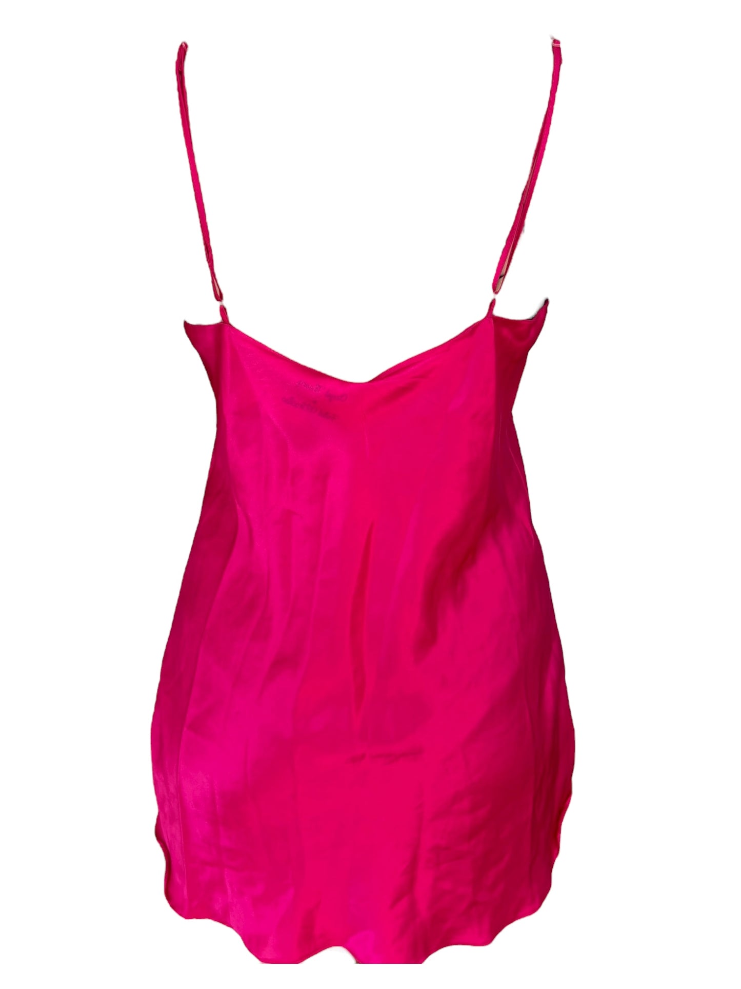 Addiction to Love Hot Pink Slip Dress - L/XL